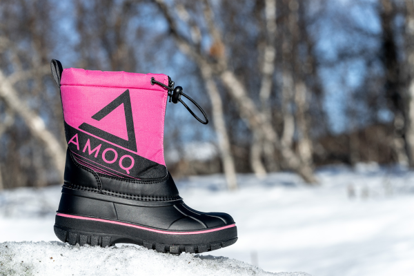 AMOQ Snowtime JNR Boots Black/Grey 25-3