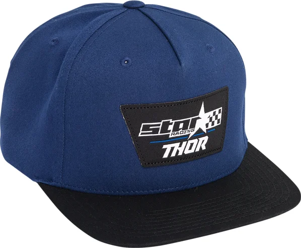 THOR Star Racing Champ Snapback Hat Blue  ONE SIZE, 1, nordicamoto.ro