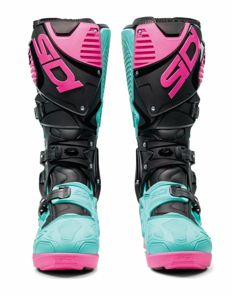 Cizme Sidi Crossfire 3 SRS Black/Mint/Pink-1