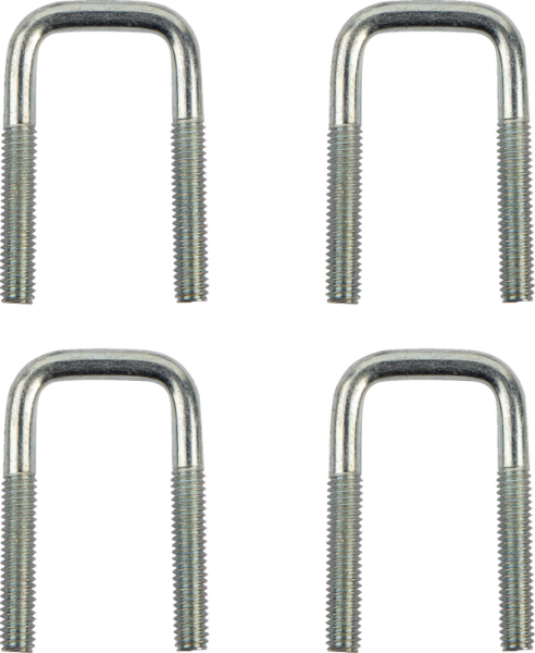 Plow Replacement U-bolts Silver 