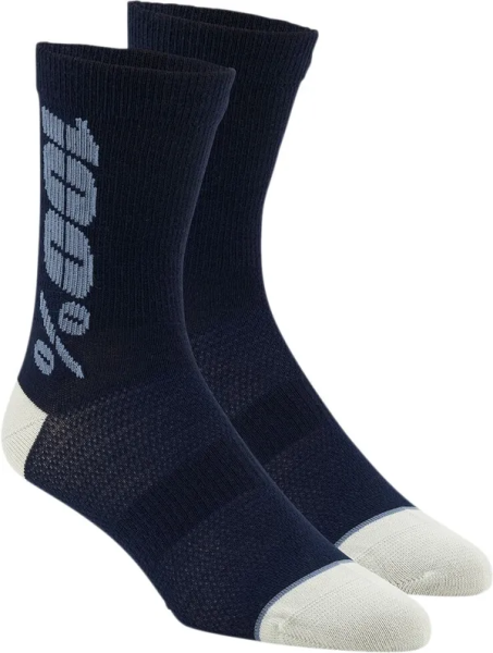 Sosete 100% Rythym Merino Wool Navy/Slate-1