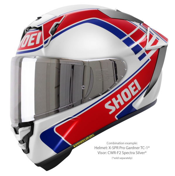 Casca Integrala SHOEI X-SPR PRO GARDNER TC-1 Rosu/Alb S, 7, nordicamoto.ro