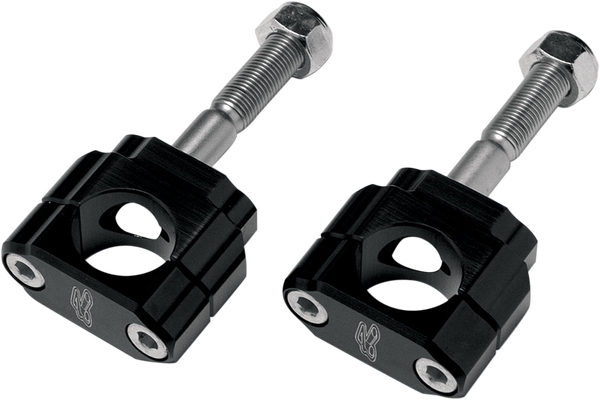 Rubber-mounted Handlebar Clamp Black, 1, nordicamoto.ro