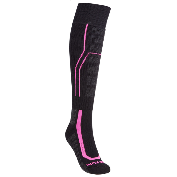 Solstice Sock 2.0 Black - Knockout Pink