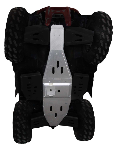 MOOSE RACING Placă de protecție integrală argintie, 1, nordicamoto.ro