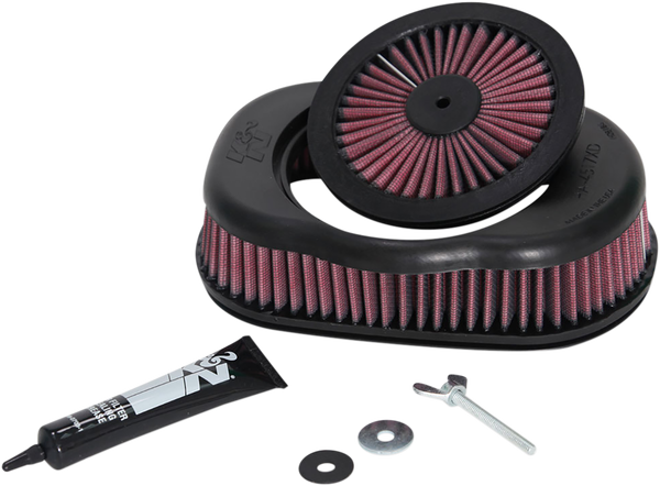 Xstream Series Motocross High-flow Air Filter Black, Red, 1, nordicamoto.ro