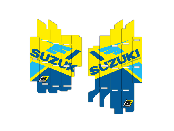 Radiator Louvers Graphics Team Suzuki Ksrt 2022 Blue, Yellow, 1, nordicamoto.ro