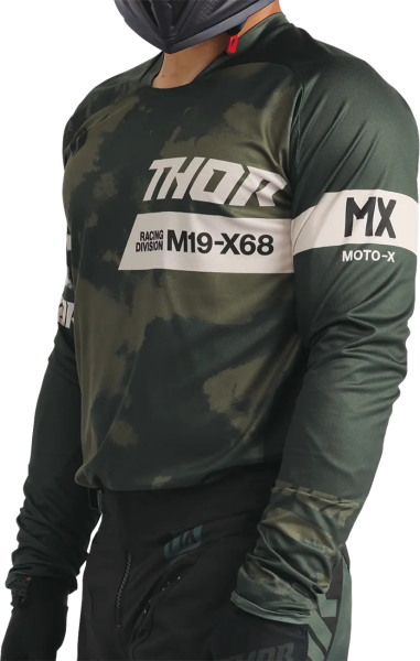 Launchmode Bleach Jersey Green, Black -4