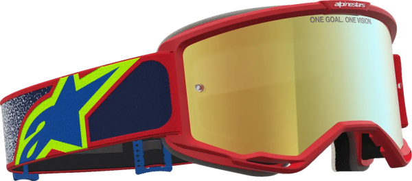 Vision 5 Drag Goggle Red, Blue, 3, nordicamoto.ro