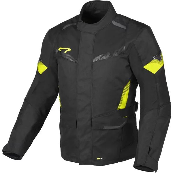 Geaca textil impermeabila MACNA VAULTURE S Negru/Rosu, 7, nordicamoto.ro
