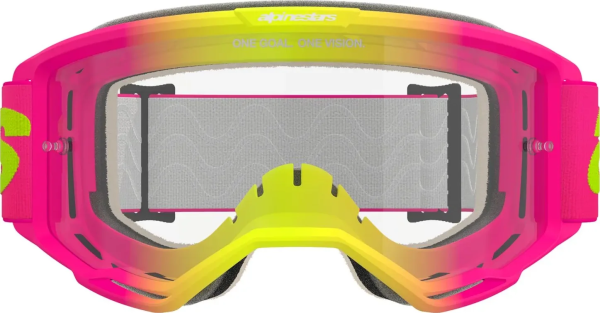 Ochelari Alpinestars Vision 5 Wordmark Yellow/Pink-2