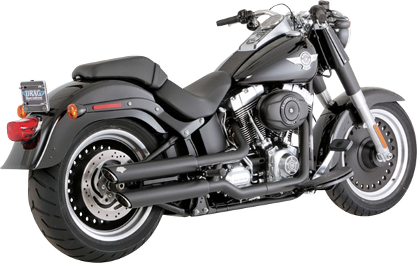 3(r) Twin Slash Slip-on Mufflers Black, 1, nordicamoto.ro