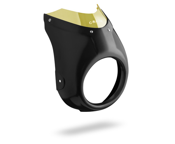 Headlight Mask For Yamaha Black, Yellow, 1, nordicamoto.ro
