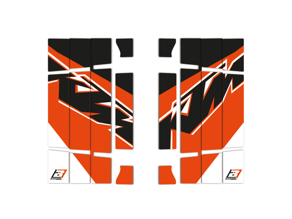 Trophy Rad Louvers Black, Orange, 1, nordicamoto.ro
