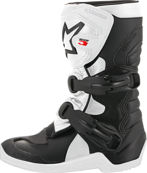 Cizme Copii Alpinestar Tech 3S Black White-2
