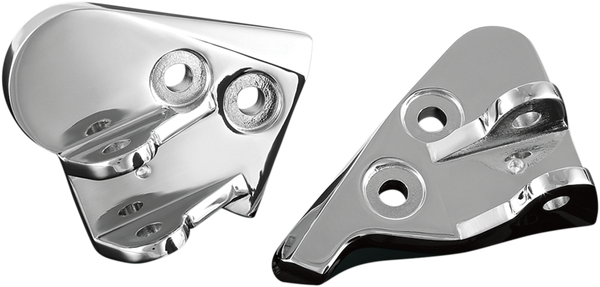 Chrome Driver's Footpeg Mounts Chrome, 1, nordicamoto.ro