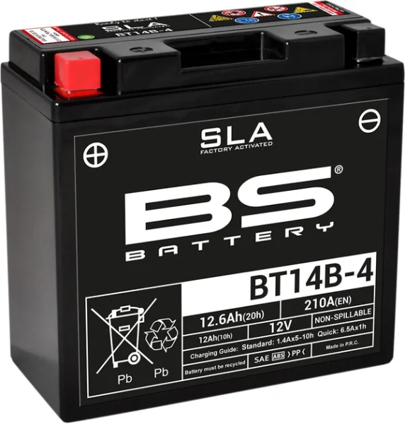Sla Factory- Activated Agm Maintenance-free Battery Black-2