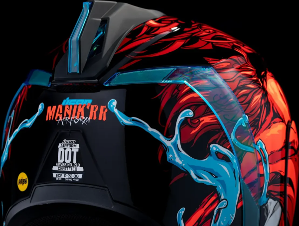 Casca Icon Airform Manik'rr Mips Red, 8, nordicamoto.ro