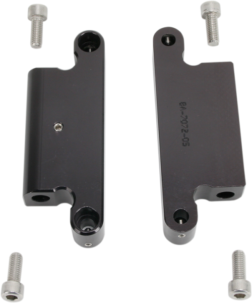 Mount Brackets For Long And Shortboards Set Black, 2, nordicamoto.ro
