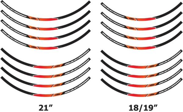 Set stickere janta KTM 18"/21" 19"/21"