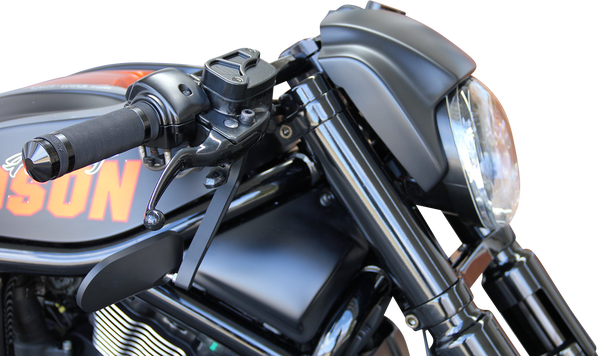 Brake And Clutch Cylinder Cover Custom Black, 3, nordicamoto.ro