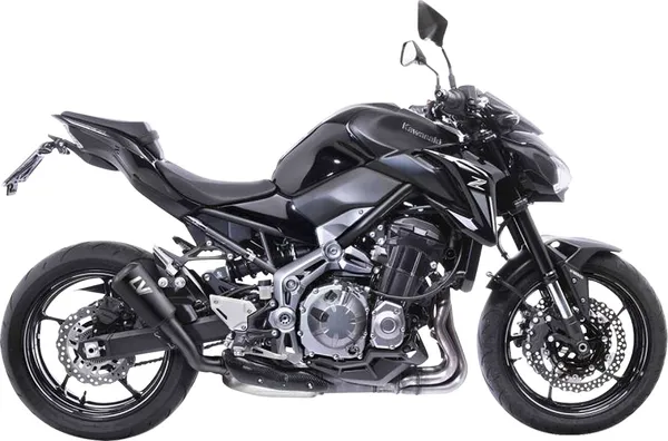 Tobă de eșapament LeoVince LV-10 Full Black Slip-On pentru Kawasaki Z900, 3, nordicamoto.ro