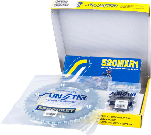 Standard Chain & Sprocket Kit Raw, 2, nordicamoto.ro