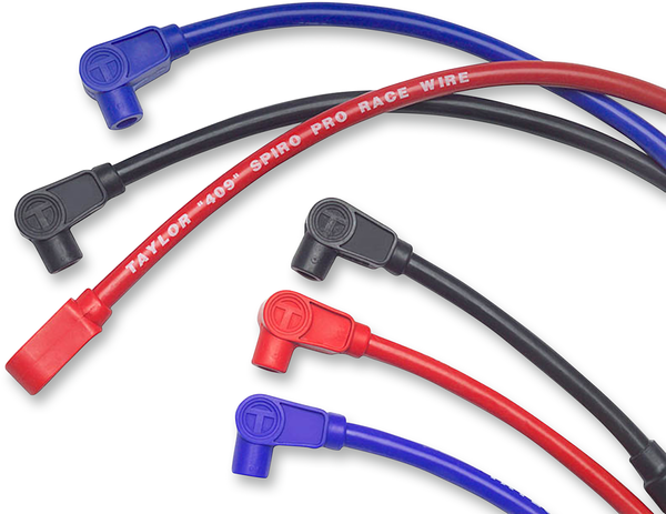 409 Pro Race Custom-fit Spark Plug Wire Kit Blue, 1, nordicamoto.ro