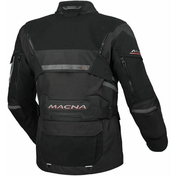 Geaca textil impermeabila touring/adventure MACNA FLEXODUS S Gri/Negru, 16, nordicamoto.ro
