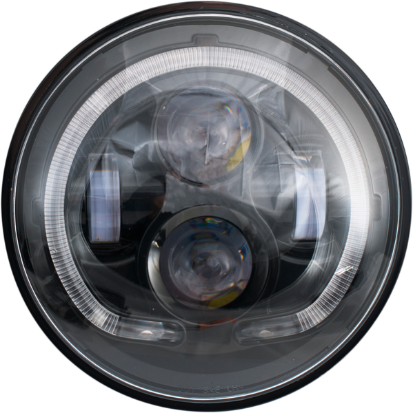 Illuminati Led Headlight Assembly Black, 2, nordicamoto.ro