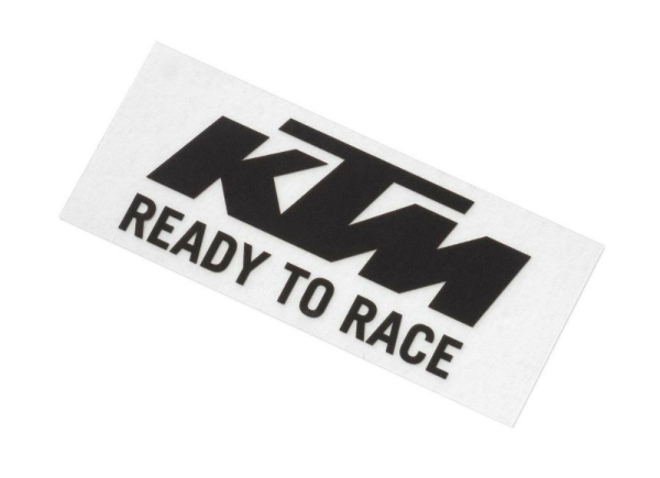 Sticker KTM Logo White/Black