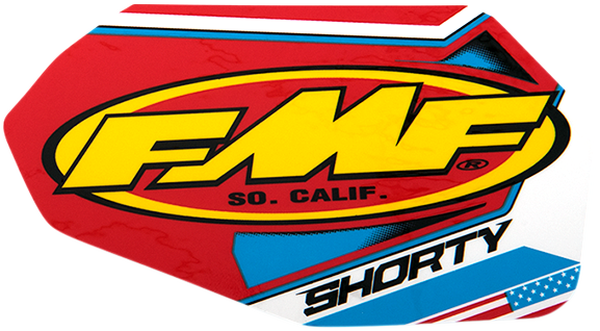 Fmf Exhaust Replacement Decal Blue, Red, White, Yellow 