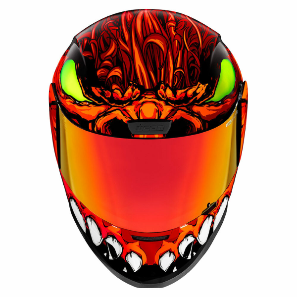Casca Icon Airform™ Manik'R Black/Fluorescent Green/Red/White XS, 4, nordicamoto.ro