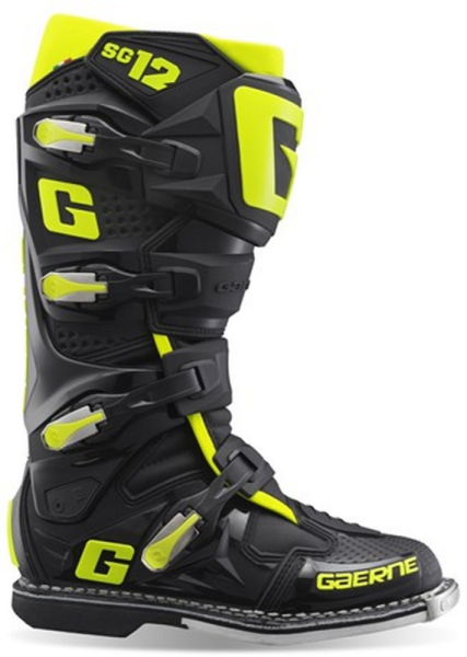 Cizme Gaerne SG 12 Black/Yellow-0