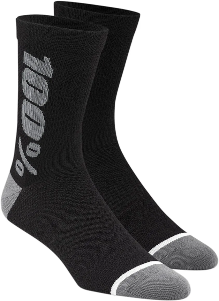 Sosete 100% Rythym Merino Wool Black/Gray-0