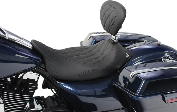 Wide Tripper Solo Seat With Removable Driver Backrest Black, 3, nordicamoto.ro