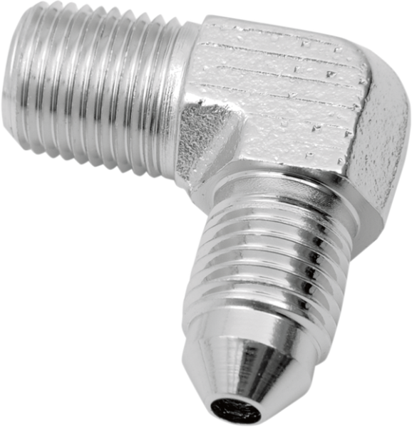 Chrome Steel Brake Line Fitting Chrome, 1, nordicamoto.ro