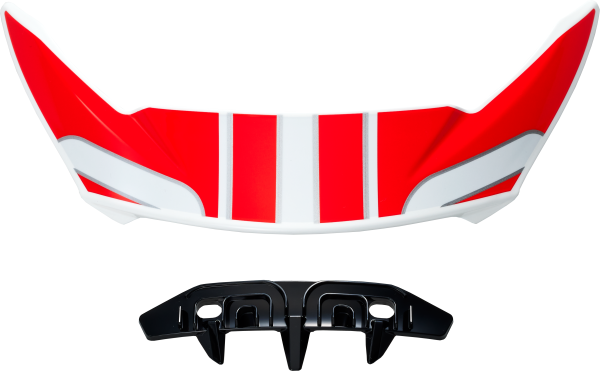 Spoiler superior casca SHOEI NXR2 Alb lucios-6