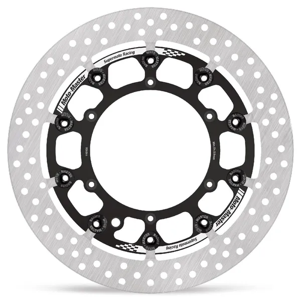 Halo Series T-floater Brake Rotor Black, Silver-1