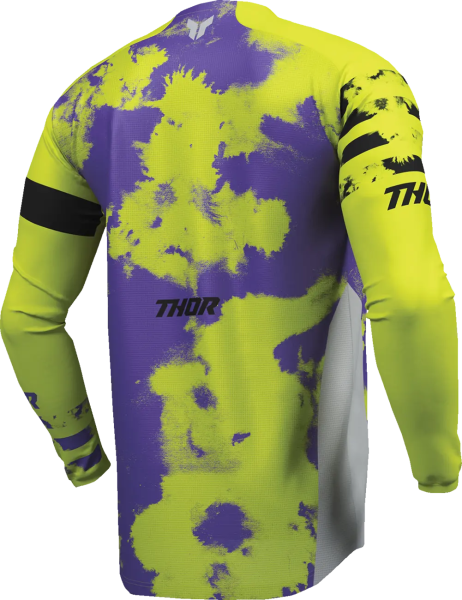 Youth Launchmode Bleach Jersey Purple, Yellow -4