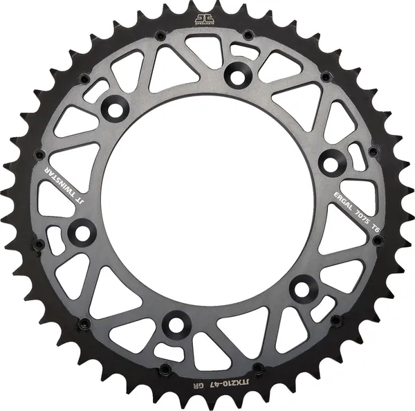 JT SPROCKETS Twinstar Rear Sprocket Graphite 