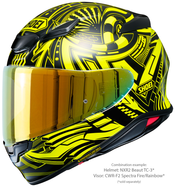 Casca integrala SHOEI NXR2 BEAUT TC-3 Negru/Galben/Alb XXL-5