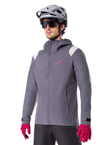 A-dura Rain Jacket Dark Titanium -1