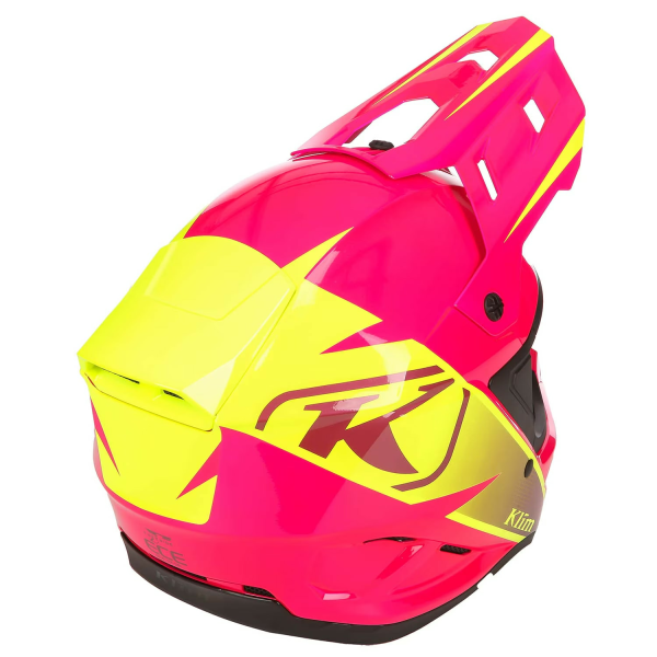 Casca Snowmobil Klim T1 Freeride ECE Descent Pink Glow-27