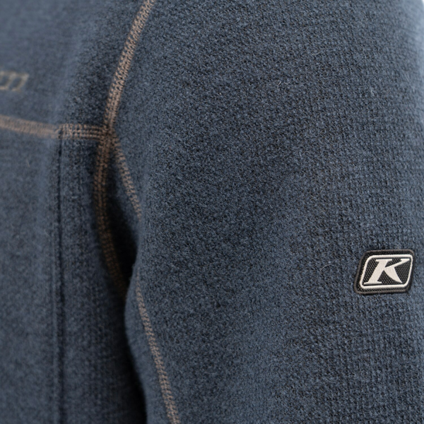 Hanorac Snowmobil Klim Bighorn Canyon Wool Fleece Mid Layer Black Heather-4