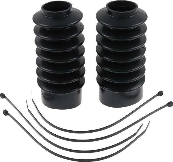 Fork Boots Gloss Black, Powder Coated, 1, nordicamoto.ro