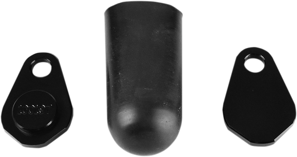 Engine Block Off Plates Black, 1, nordicamoto.ro