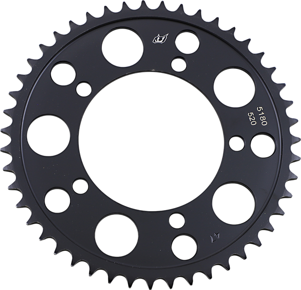 Lightweight Steel Rear Sprocket Black, Anodized, 1, nordicamoto.ro