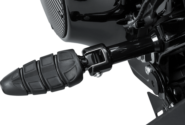 Footpeg Adapters Black, 1, nordicamoto.ro