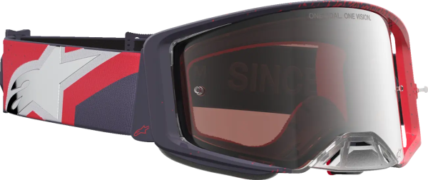 Ochelari Alpinestars Supertech Hiten Negru/Rosu/Lentila Colorata, 3, nordicamoto.ro